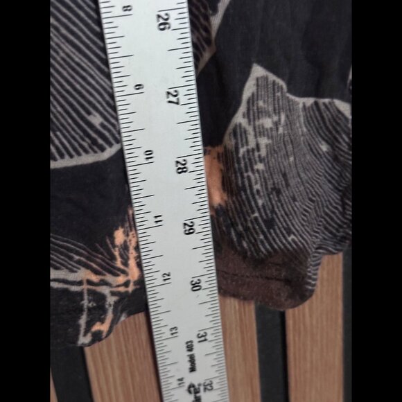 Cheap Monday Tank Top Small Womens Black Shamika Racer Back Abstract Printed - Picture 4 of 7